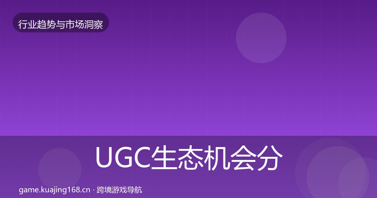 UGC生态机会分析实践指南·第1060篇