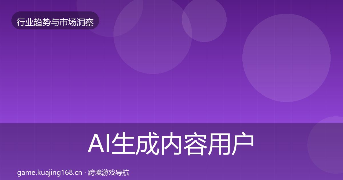 AI生成内容用户画像入门到进阶·第1066篇