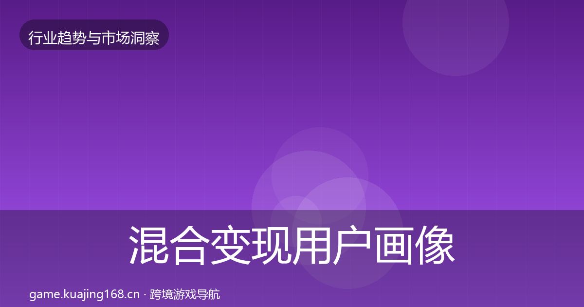 混合变现用户画像全攻略·第1070篇