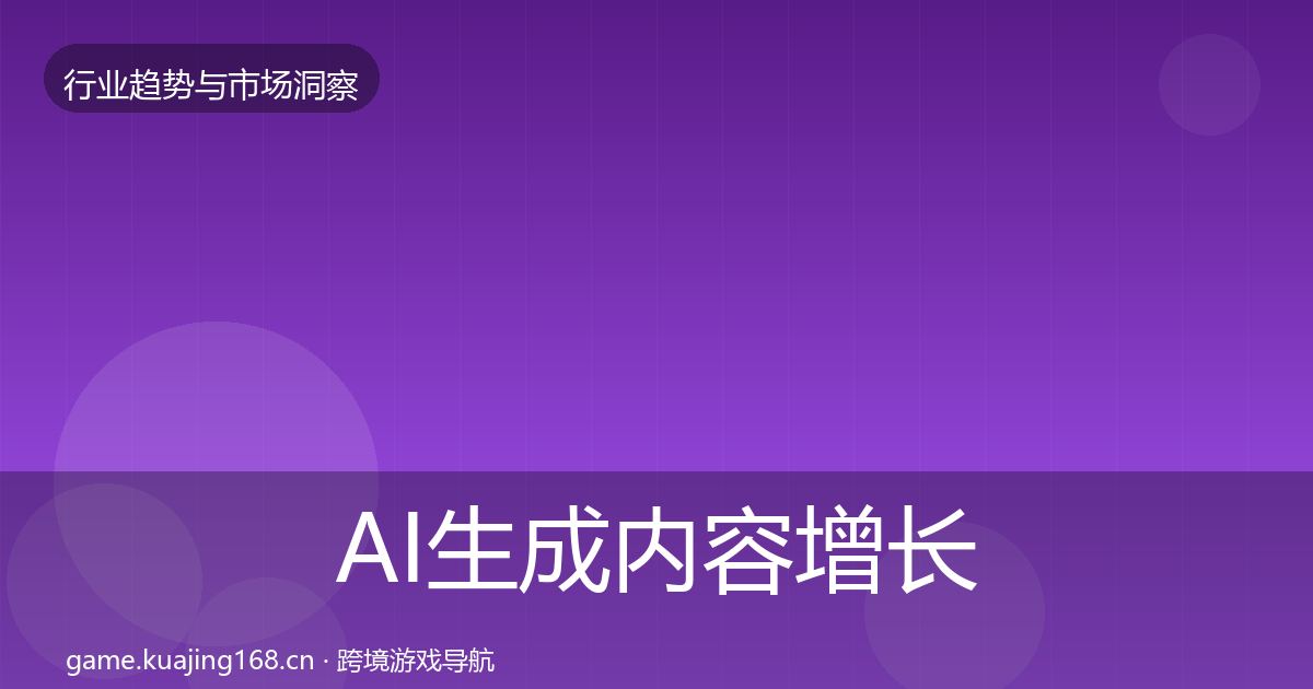AI生成内容增长预测入门到进阶·第1071篇