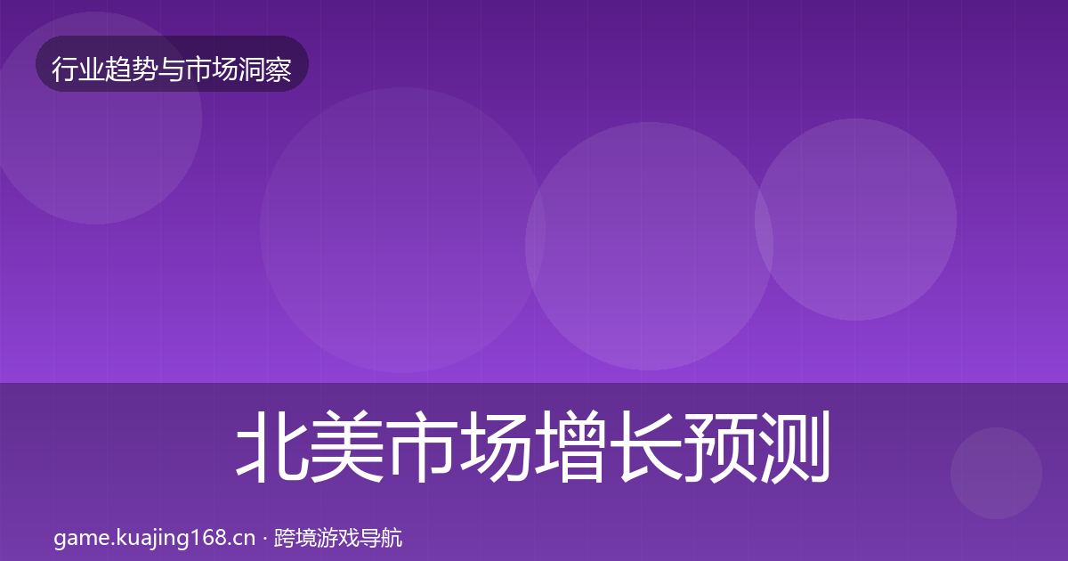 北美市场增长预测实践指南·第1074篇