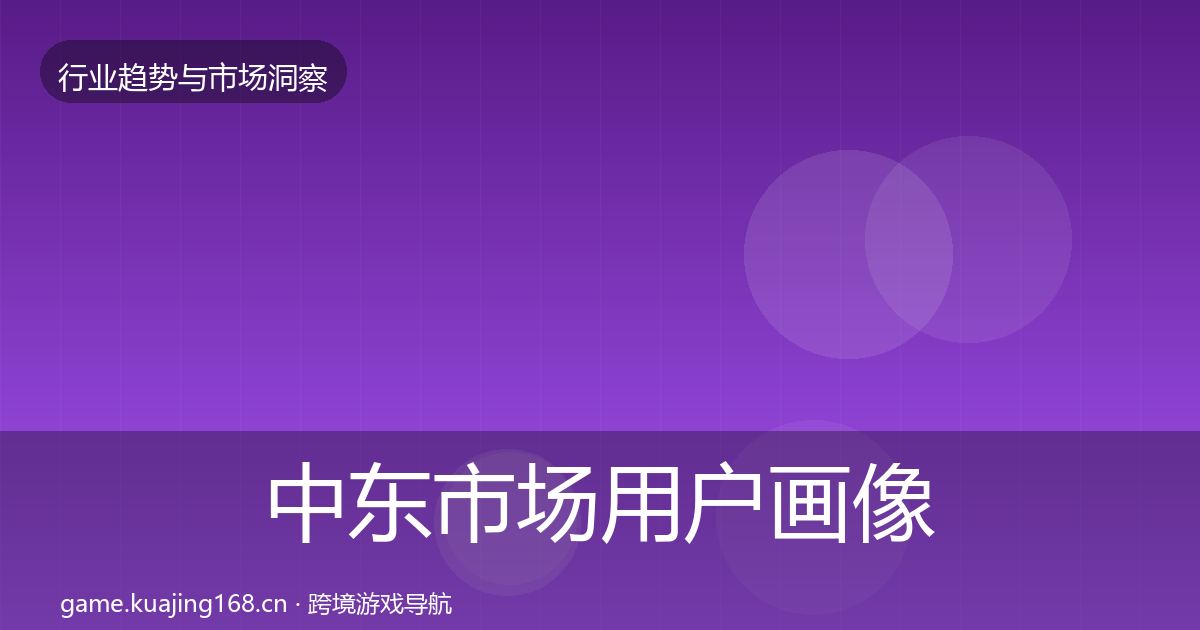 中东市场用户画像入门到进阶·第1108篇