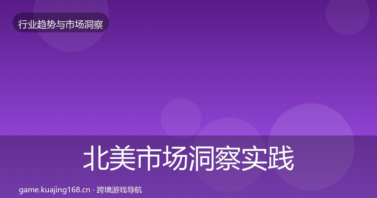 北美市场洞察实践指南·第1124篇