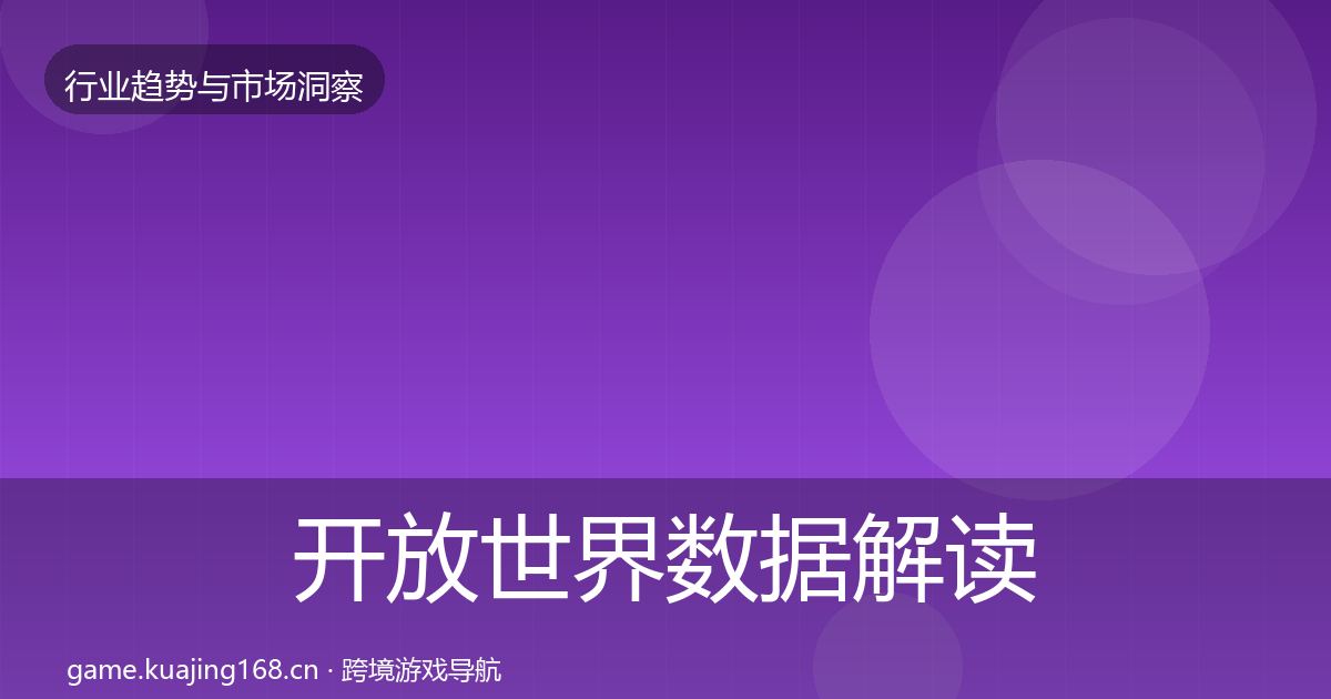 开放世界数据解读全攻略·第1133篇
