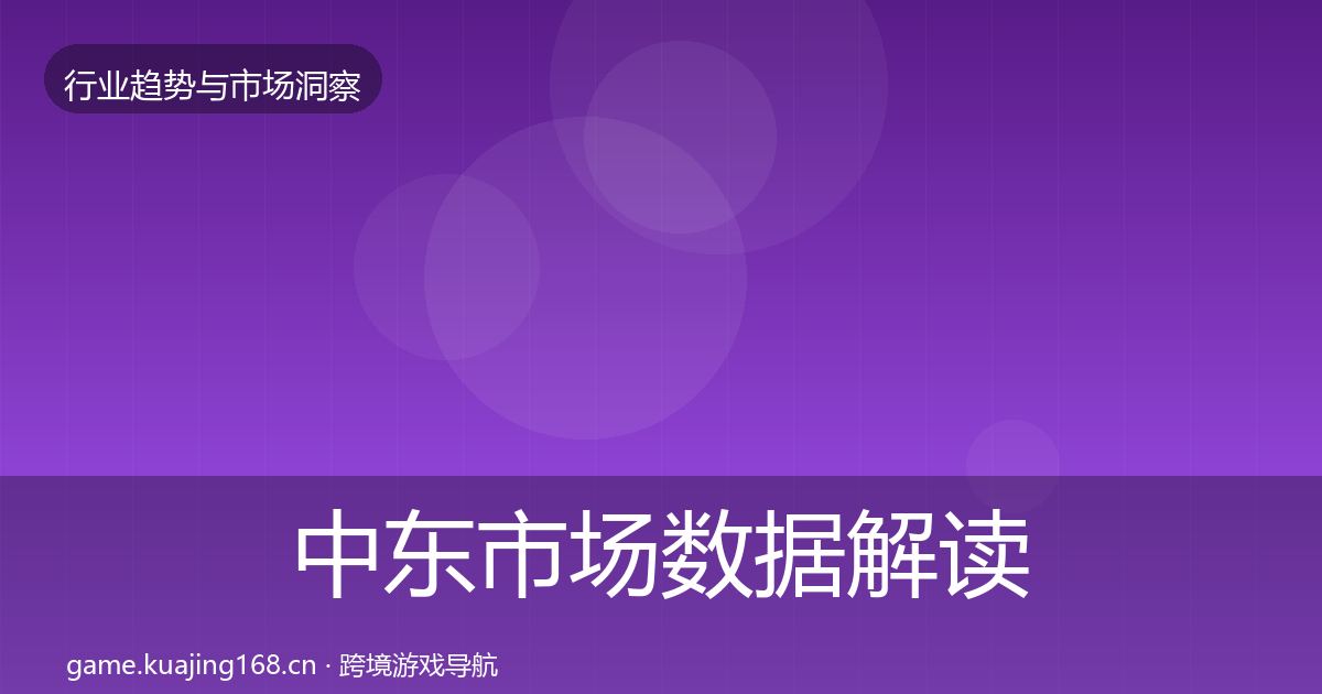 中东市场数据解读入门到进阶·第1133篇