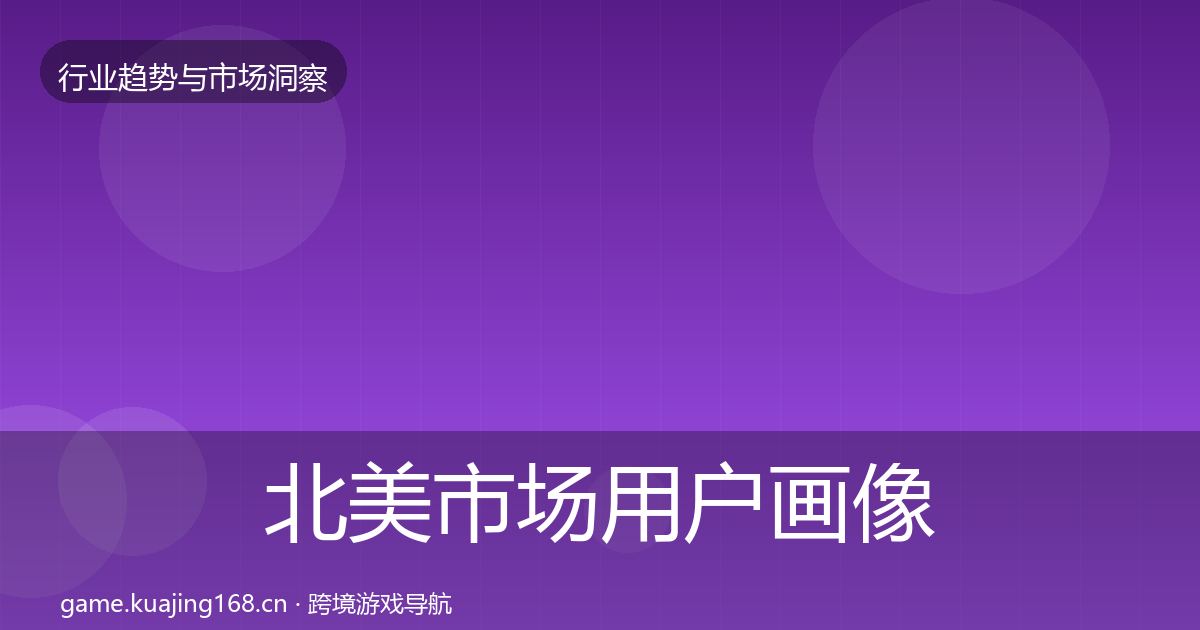 北美市场用户画像实践指南·第1149篇