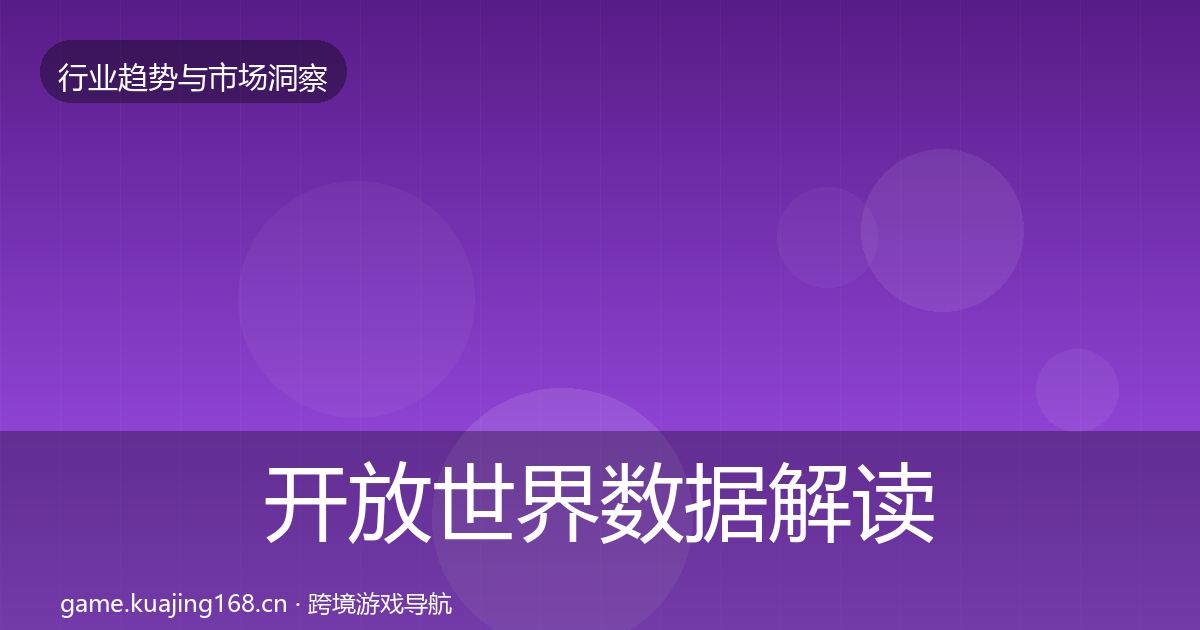 开放世界数据解读全攻略·第1173篇