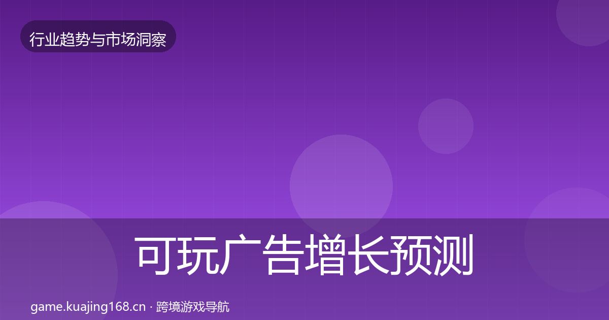 可玩广告增长预测入门到进阶·第1194篇