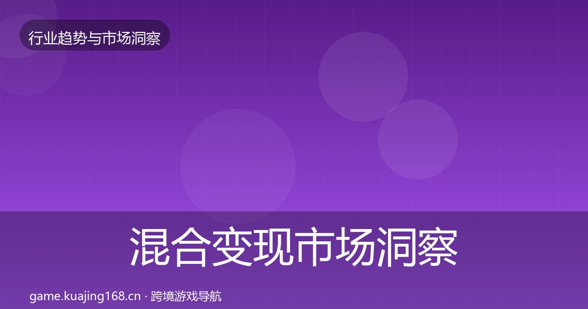 混合变现市场洞察全攻略·第1205篇