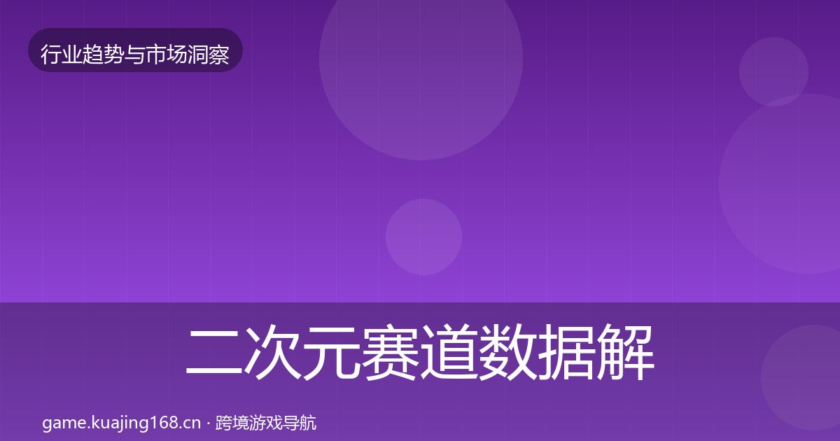 二次元赛道数据解读实践指南·第1212篇