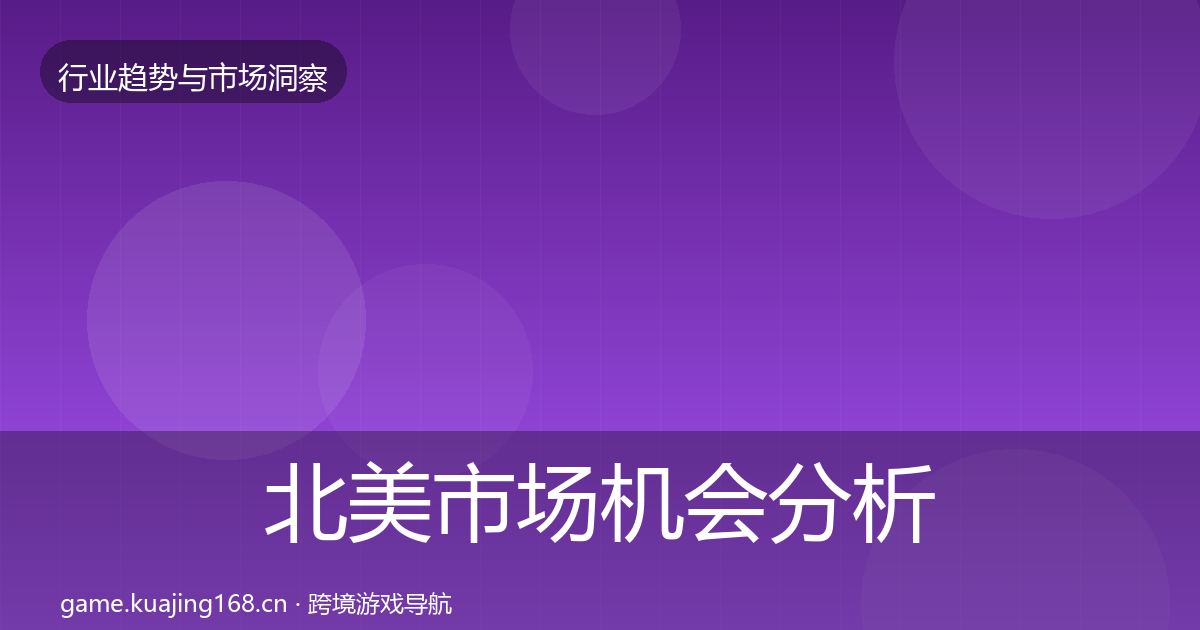 北美市场机会分析实践指南·第1219篇