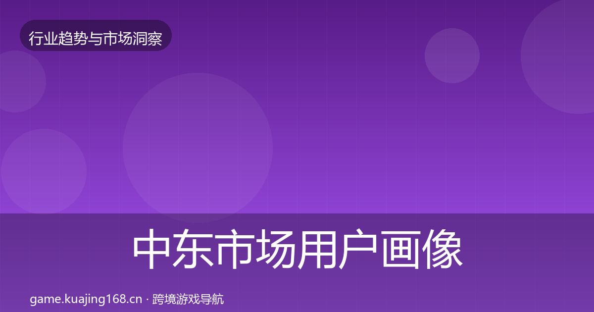 中东市场用户画像入门到进阶·第1228篇