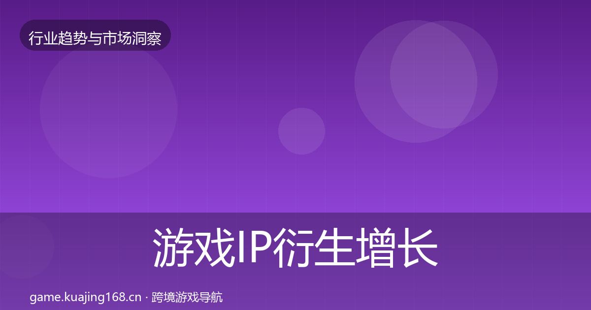 游戏IP衍生增长预测要点梳理·第1235篇