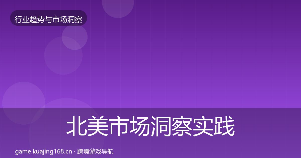 北美市场洞察实践指南·第1244篇