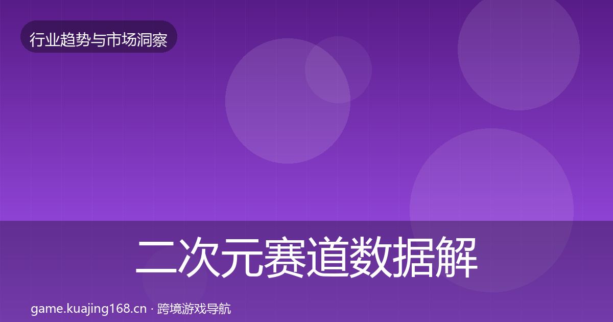 二次元赛道数据解读实践指南·第1252篇