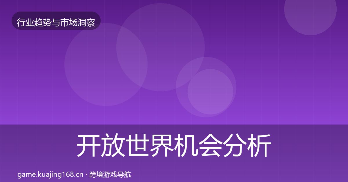 开放世界机会分析全攻略·第1258篇