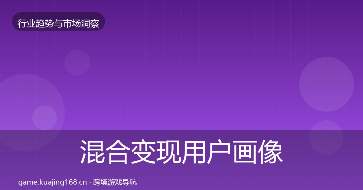 混合变现用户画像全攻略·第1310篇