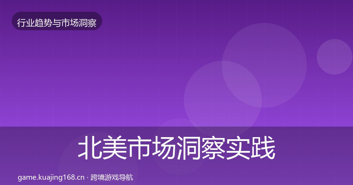 北美市场洞察实践指南·第1324篇