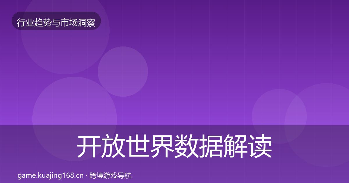 开放世界数据解读全攻略·第1333篇