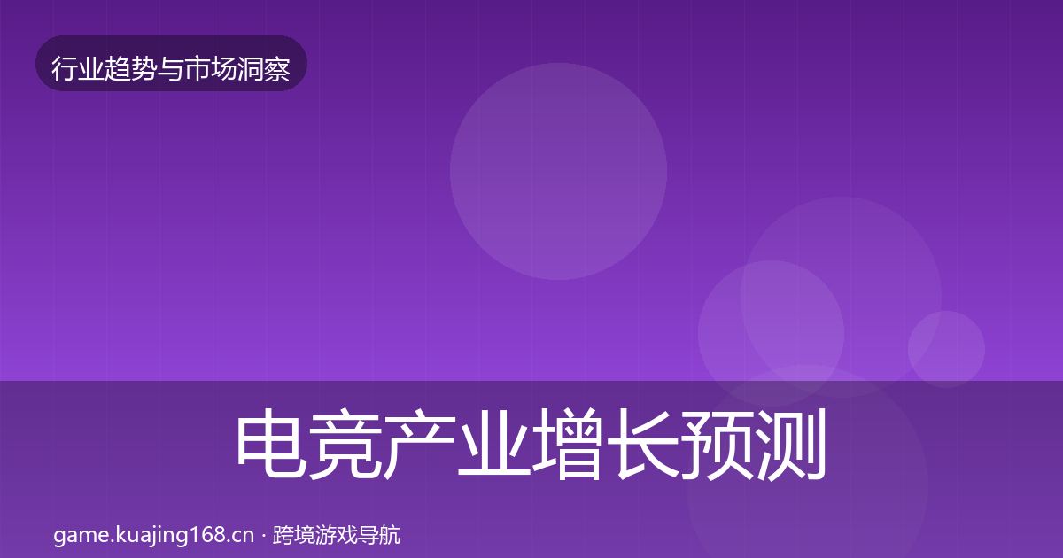 电竞产业增长预测实践指南·第1353篇