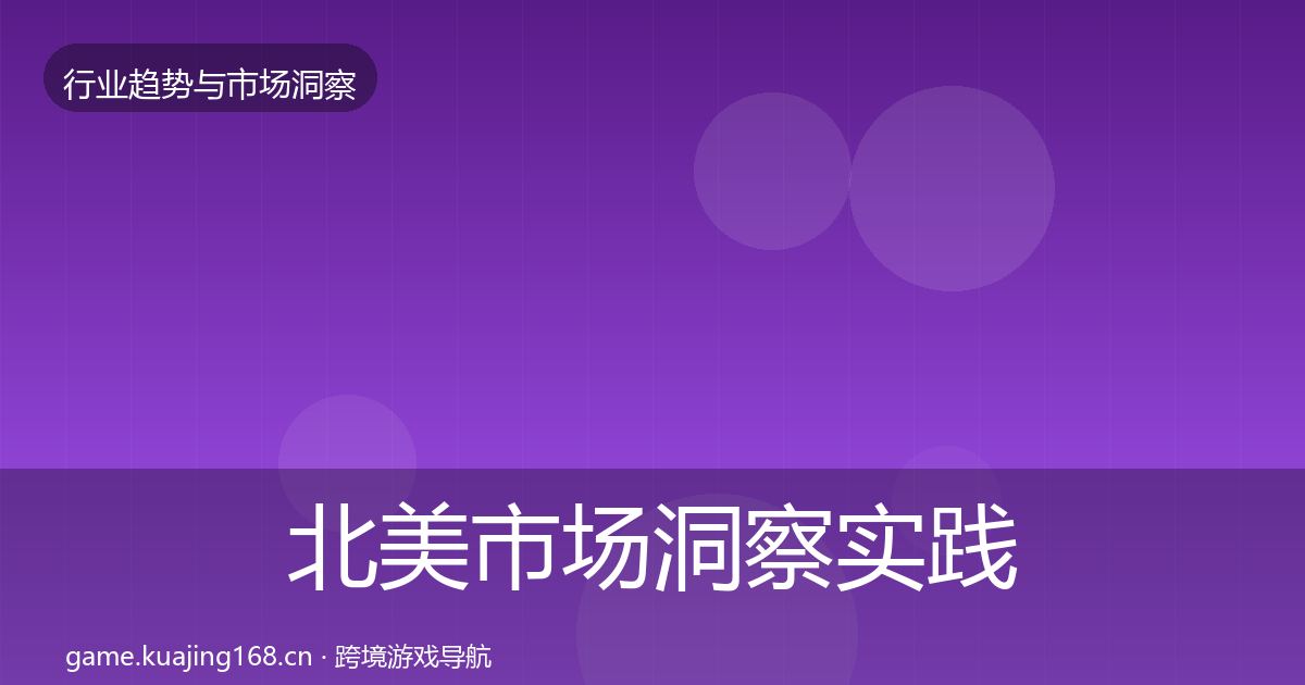 北美市场洞察实践指南·第1364篇