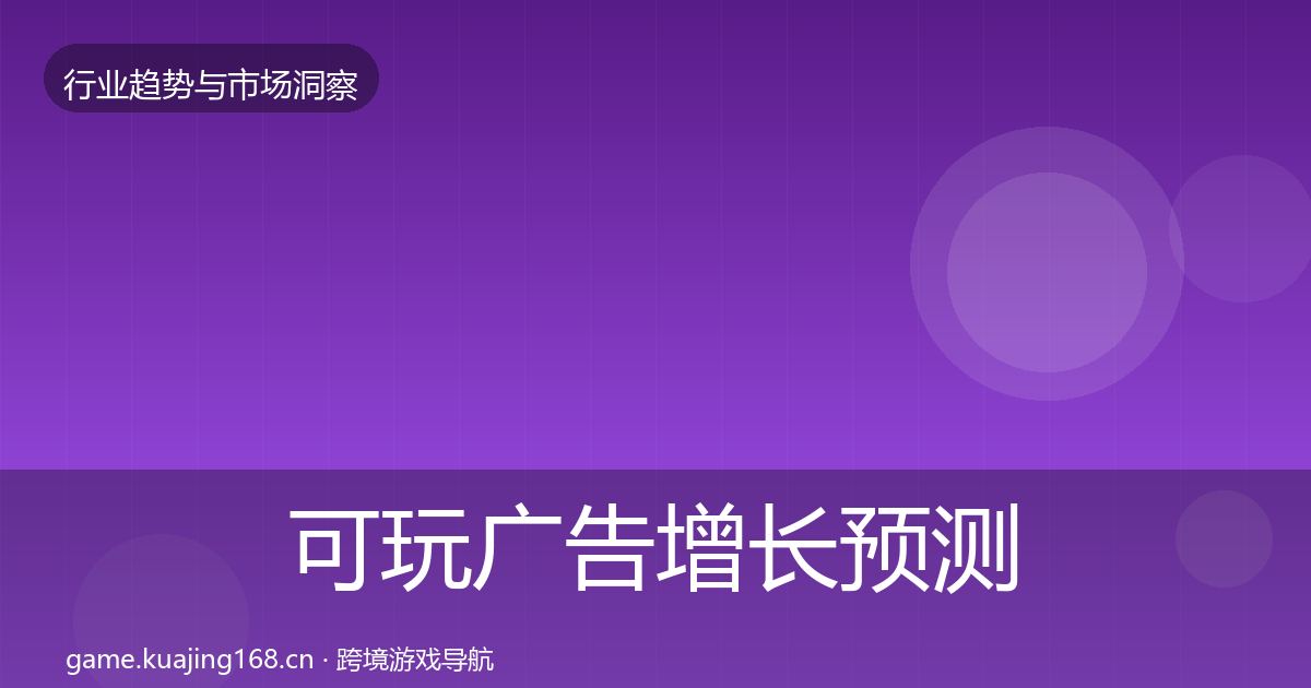 可玩广告增长预测入门到进阶·第1394篇