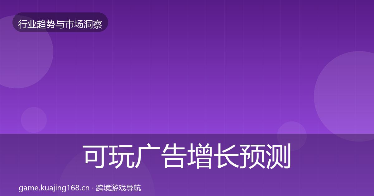可玩广告增长预测入门到进阶·第1434篇