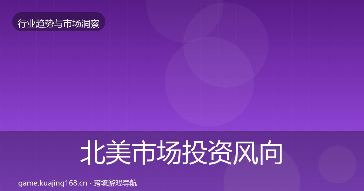 北美市场投资风向实践指南·第1439篇