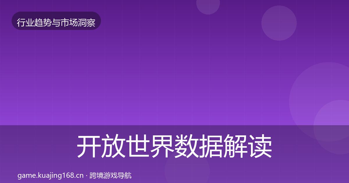 开放世界数据解读全攻略·第1453篇