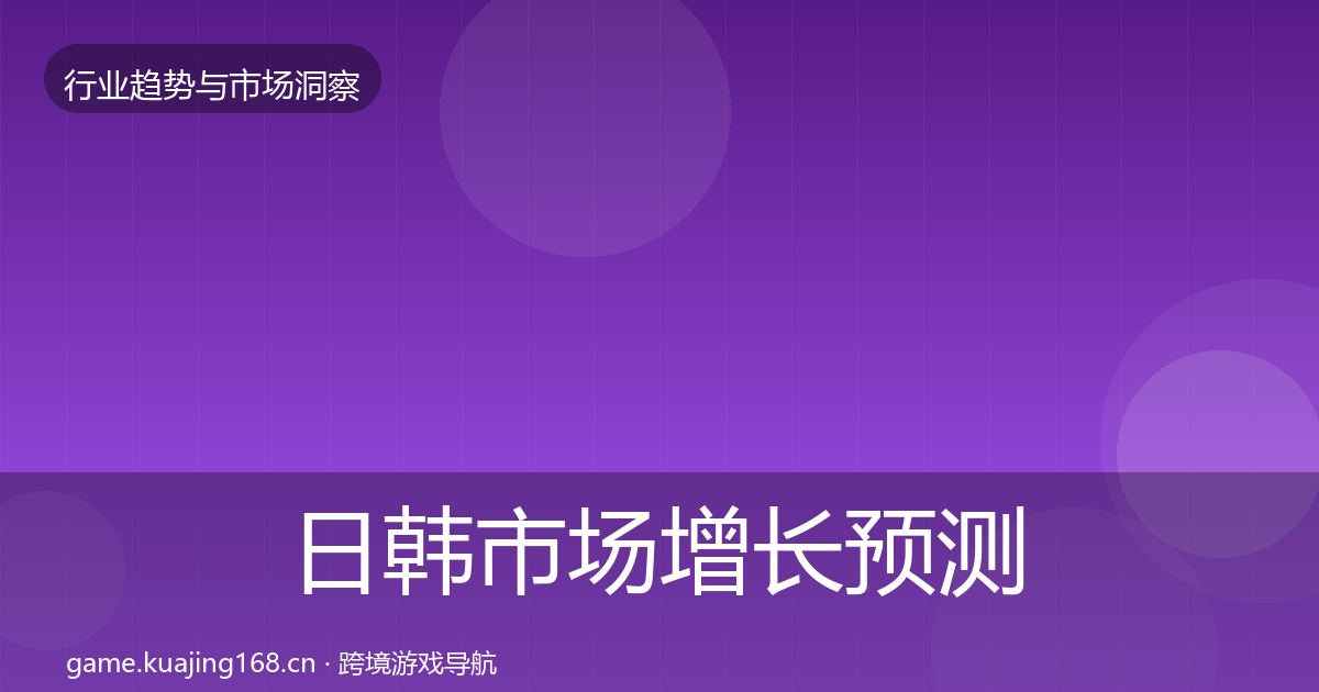 日韩市场增长预测要点梳理·第1514篇