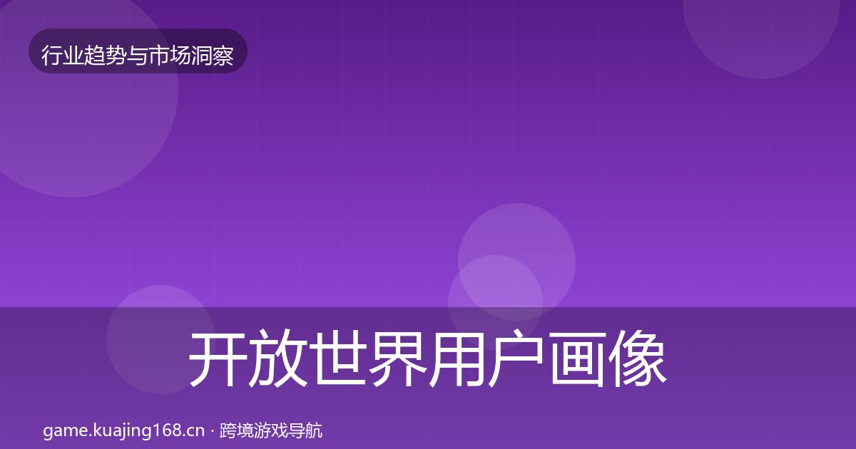 开放世界用户画像全攻略·第1548篇