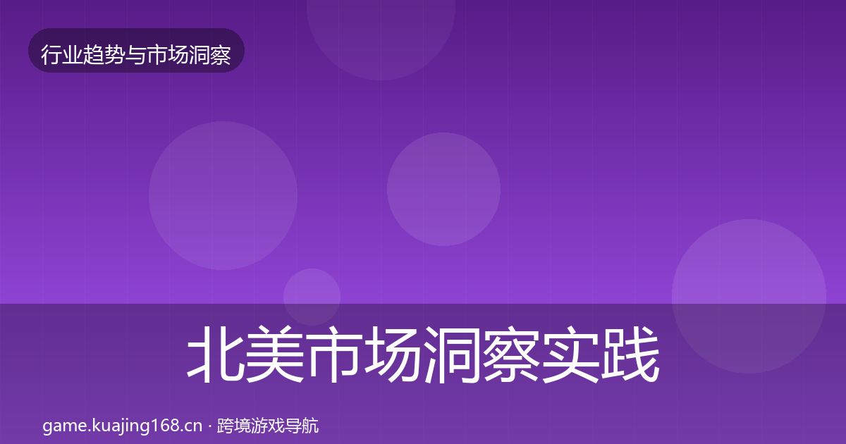 北美市场洞察实践指南·第1564篇