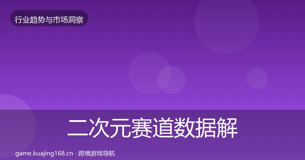 二次元赛道数据解读实践指南·第1572篇