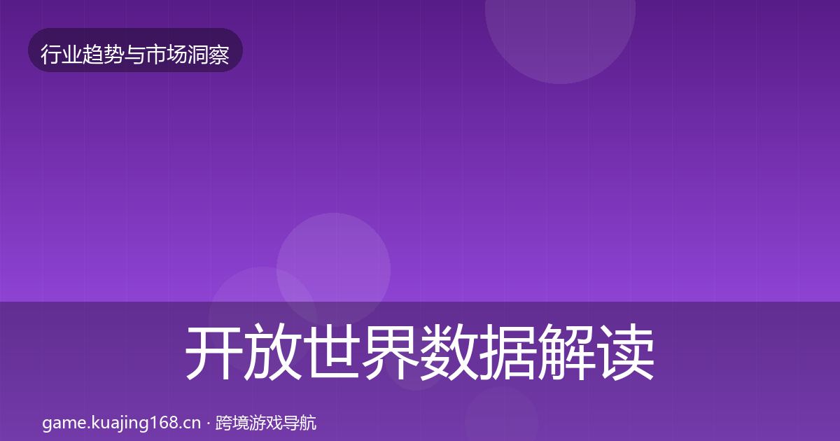 开放世界数据解读全攻略·第1573篇