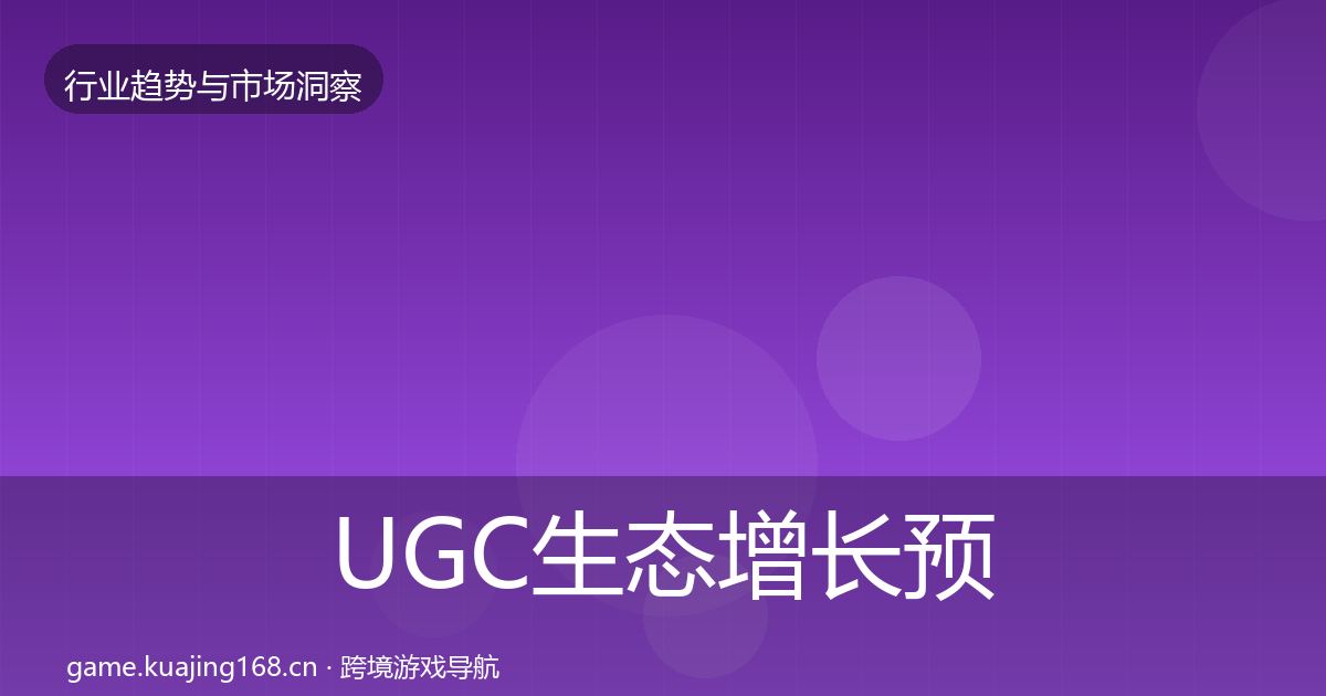 UGC生态增长预测实践指南·第1595篇