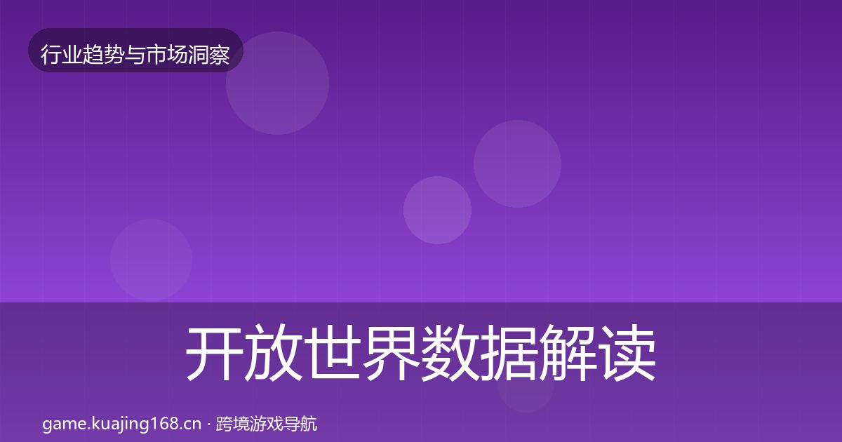 开放世界数据解读全攻略·第1613篇