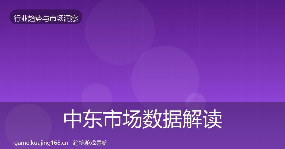 中东市场数据解读入门到进阶·第1613篇