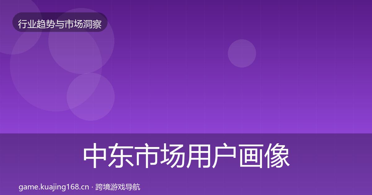 中东市场用户画像入门到进阶·第1628篇