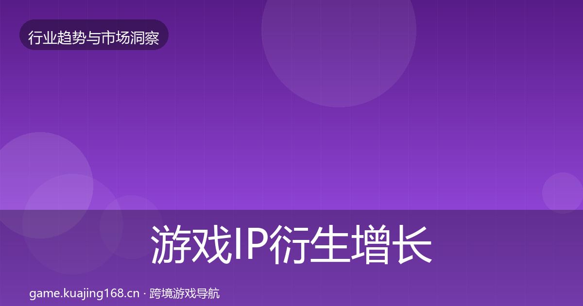 游戏IP衍生增长预测要点梳理·第1635篇