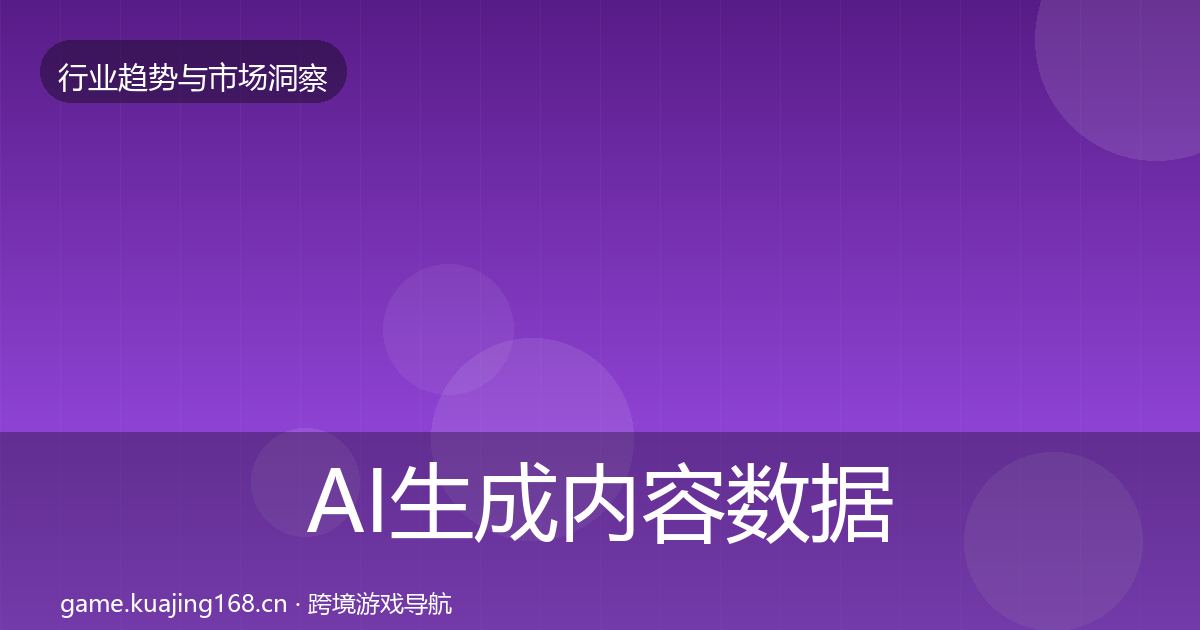 AI生成内容数据解读入门到进阶·第1651篇