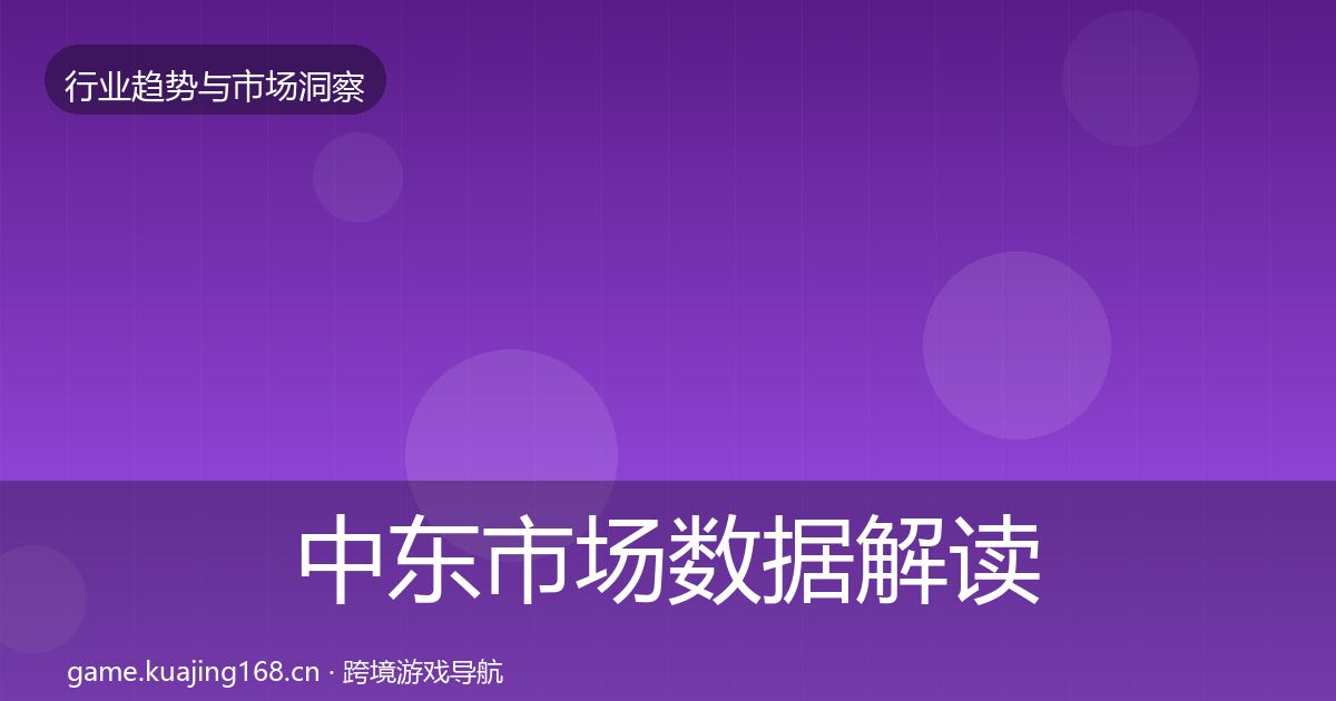 中东市场数据解读入门到进阶·第1653篇