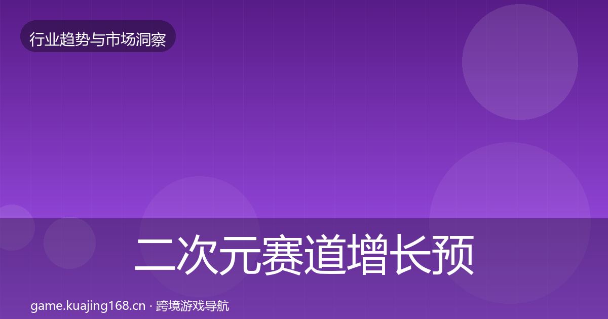 二次元赛道增长预测实践指南·第1672篇