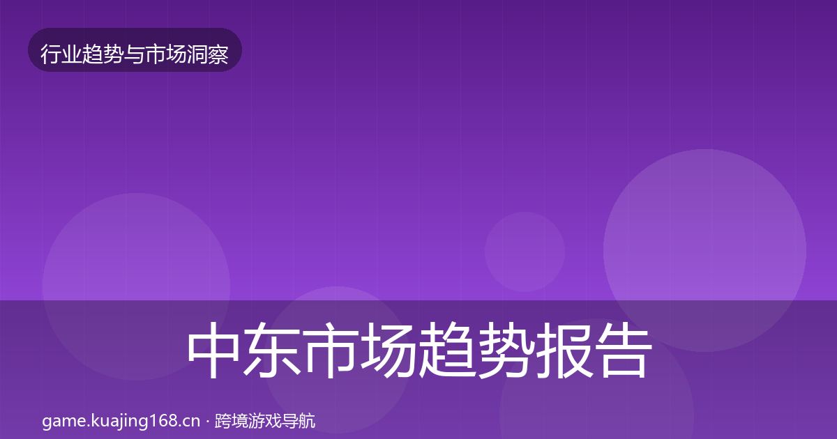 中东市场趋势报告入门到进阶·第1688篇