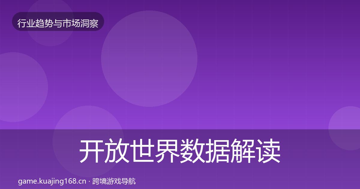 开放世界数据解读全攻略·第1693篇