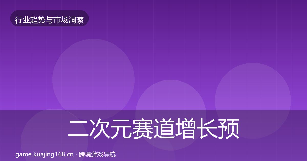 二次元赛道增长预测实践指南·第1712篇