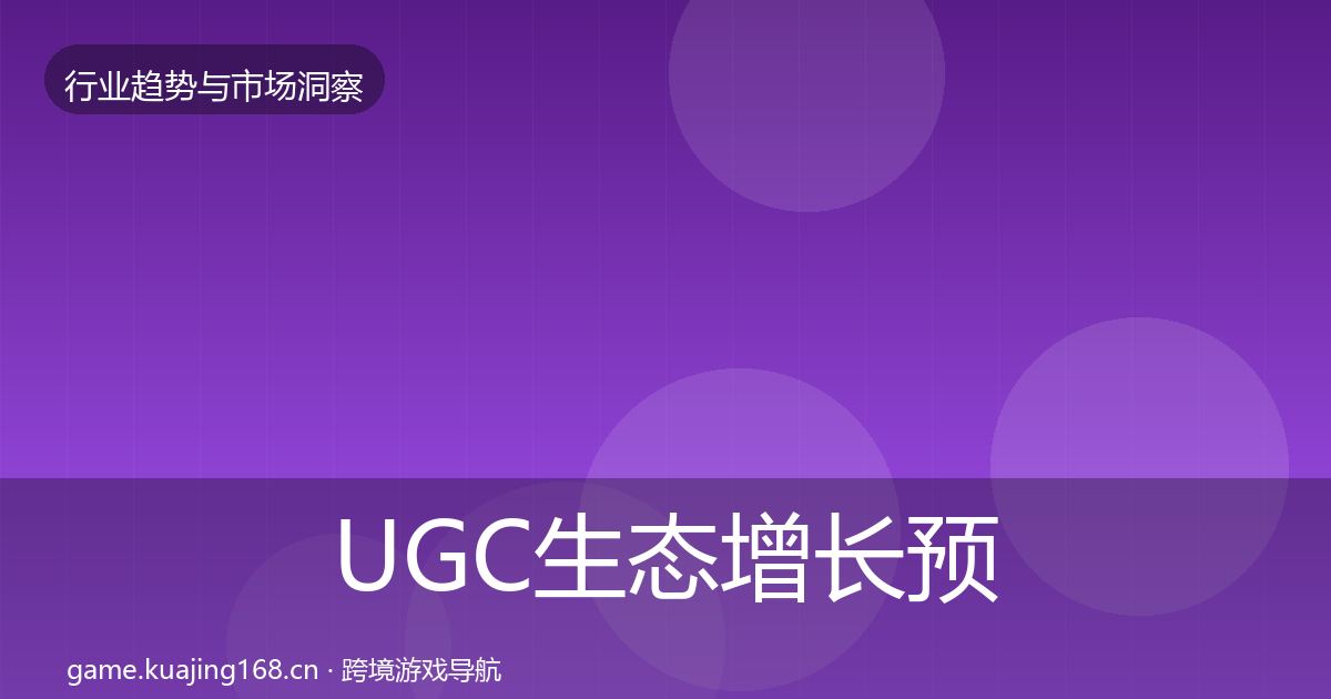 UGC生态增长预测实践指南·第1715篇
