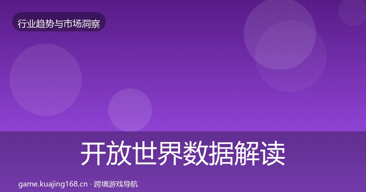 开放世界数据解读全攻略·第1733篇