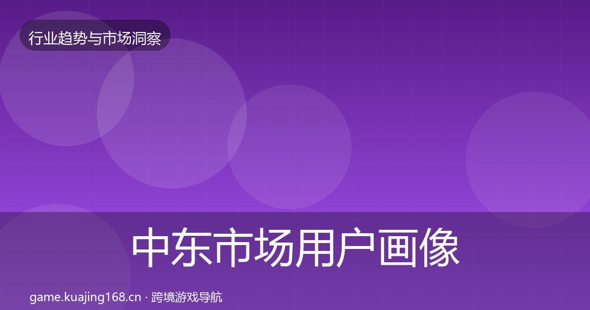 中东市场用户画像入门到进阶·第1748篇
