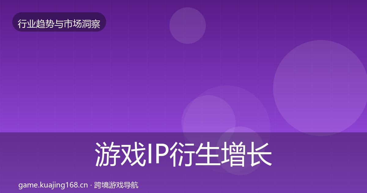 游戏IP衍生增长预测要点梳理·第1755篇