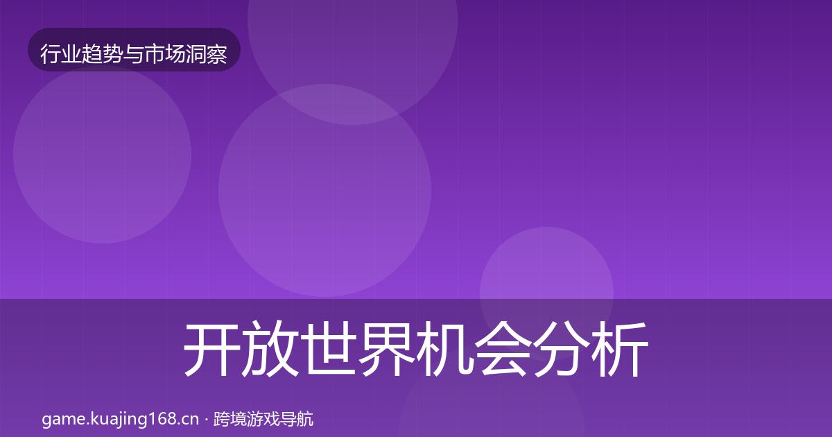 开放世界机会分析全攻略·第1778篇